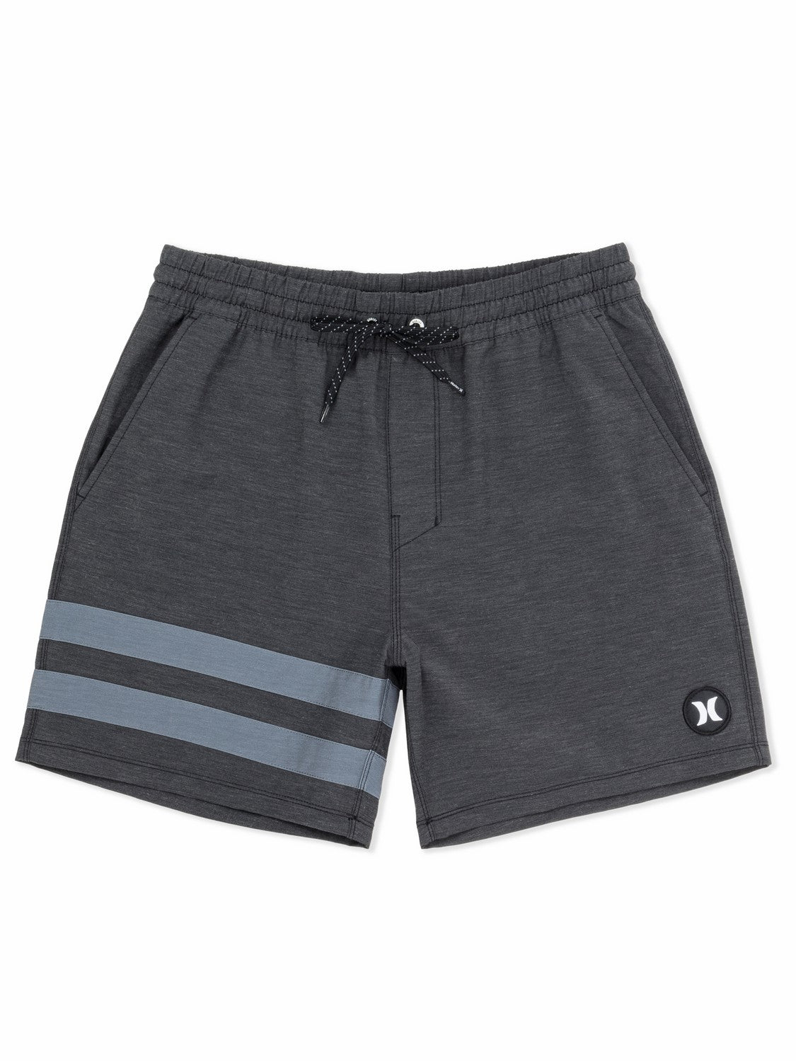 Phantom Eco Block Party Volley 17" | Hurley Black Boardshorts