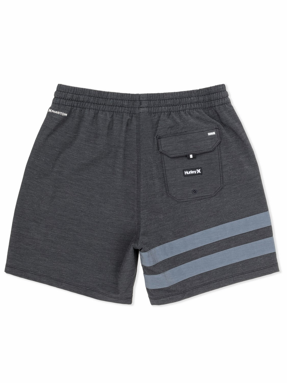 Phantom Eco Block Party Volley 17" | Hurley Black Boardshorts