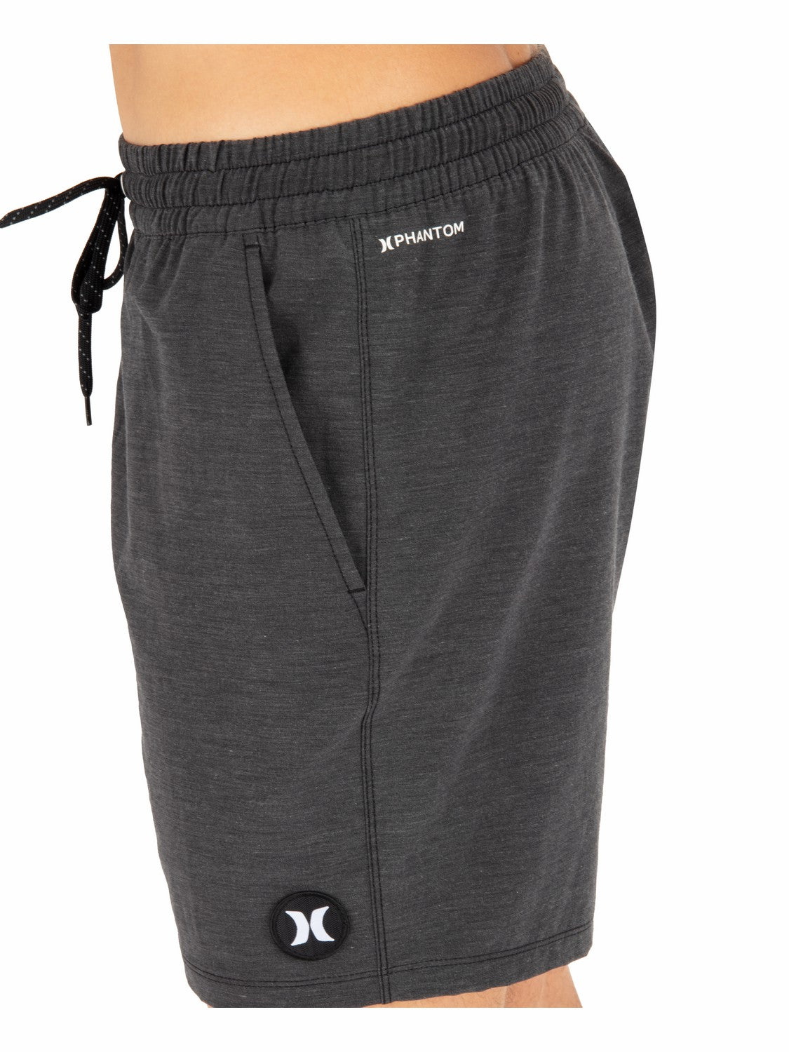 Phantom Eco Block Party Volley 17" | Hurley Black Boardshorts