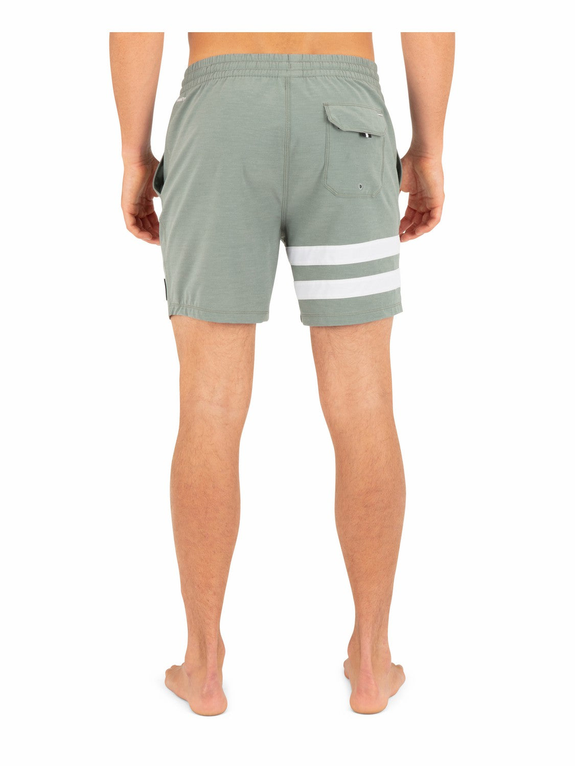 Phantom Eco Block Party Volley 17" | Hurley Great White Boardshorts