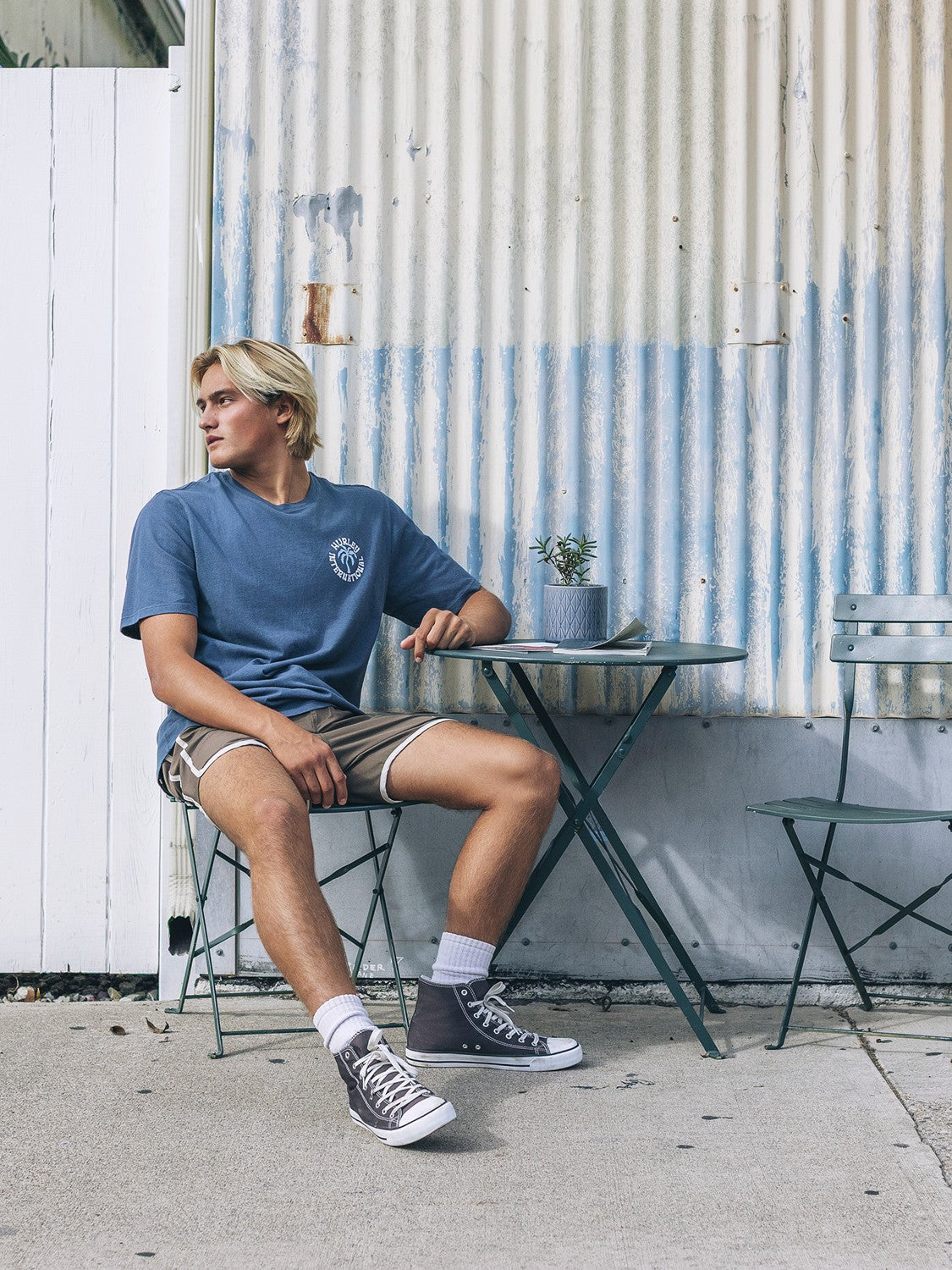 Phantom Naturals Scallop Panel 17" | Hurley Woodside Boardshorts
