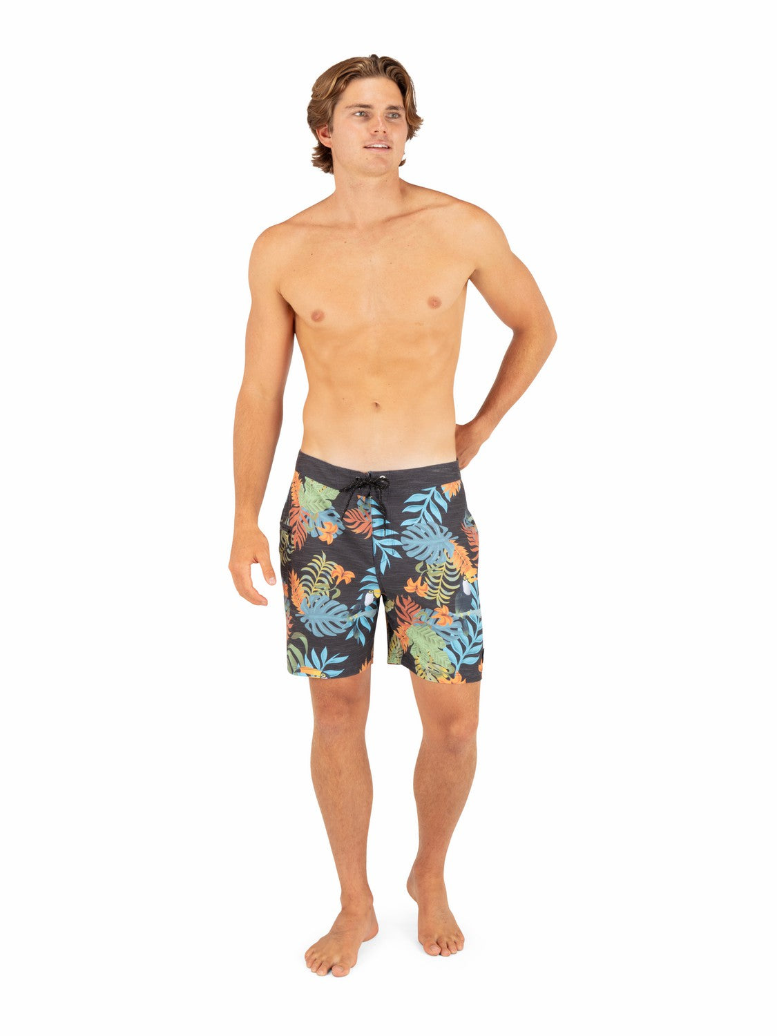 Phantom Eco Classic Slub Zip 18" | Hurley Black Boardshorts