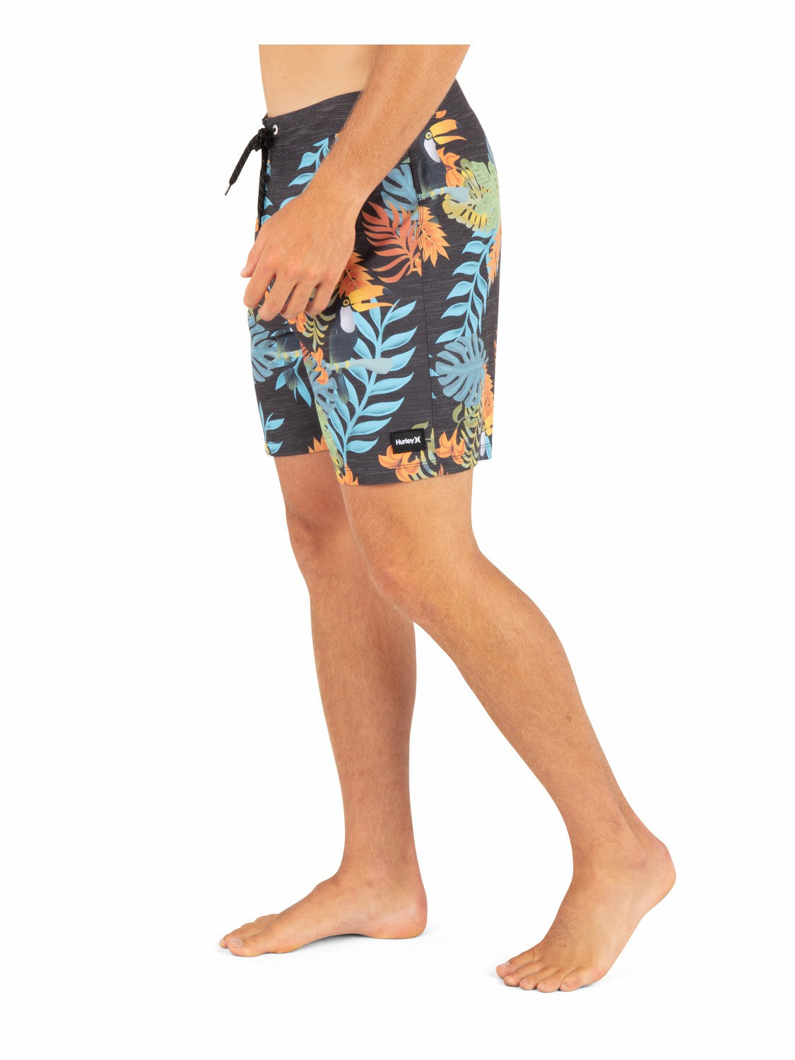 Phantom Eco Classic Slub Zip 18" | Hurley Black Boardshorts