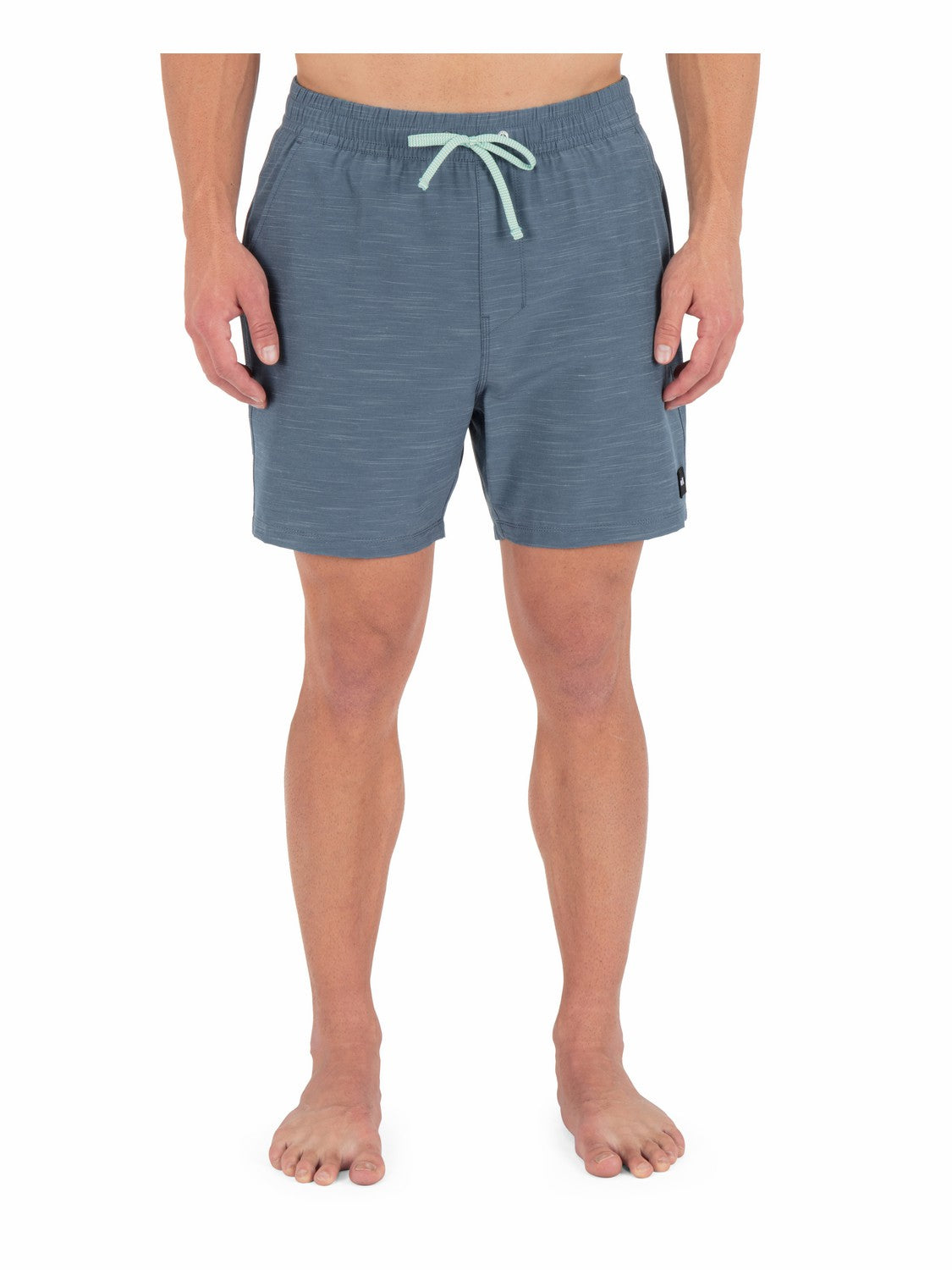 Phantom Eco Slub Lined Volley Boardshort 17" | Hurley Grey Teal Boardshorts