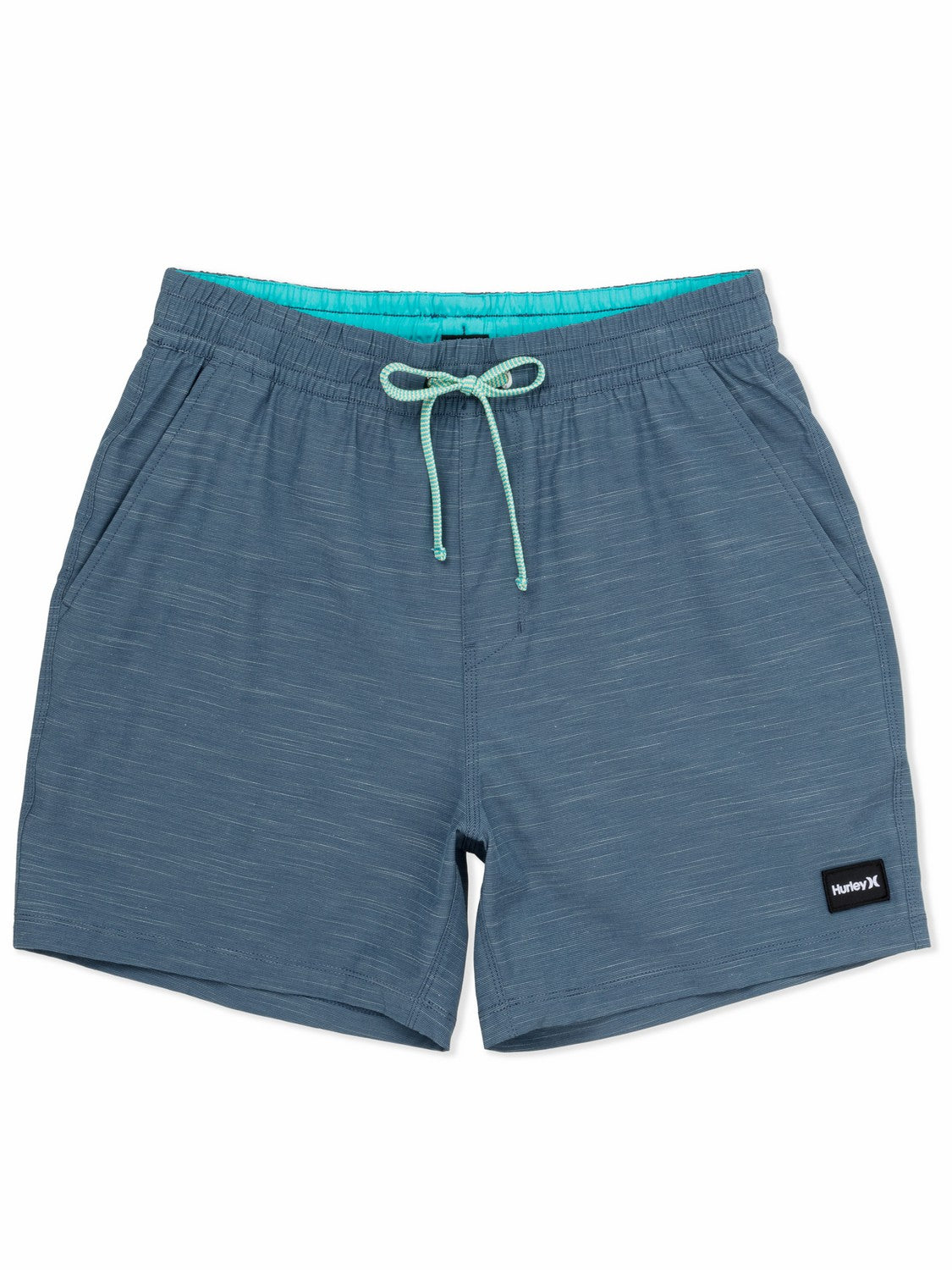 Phantom Eco Slub Lined Volley Boardshort 17" | Hurley Grey Teal Boardshorts
