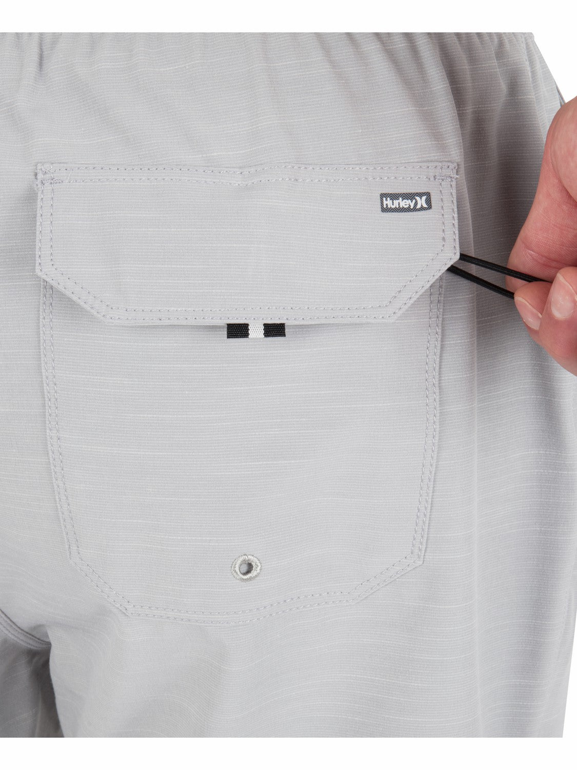 Phantom Eco Slub Lined Volley 17" | Hurley Light Stone Grey Boardshorts