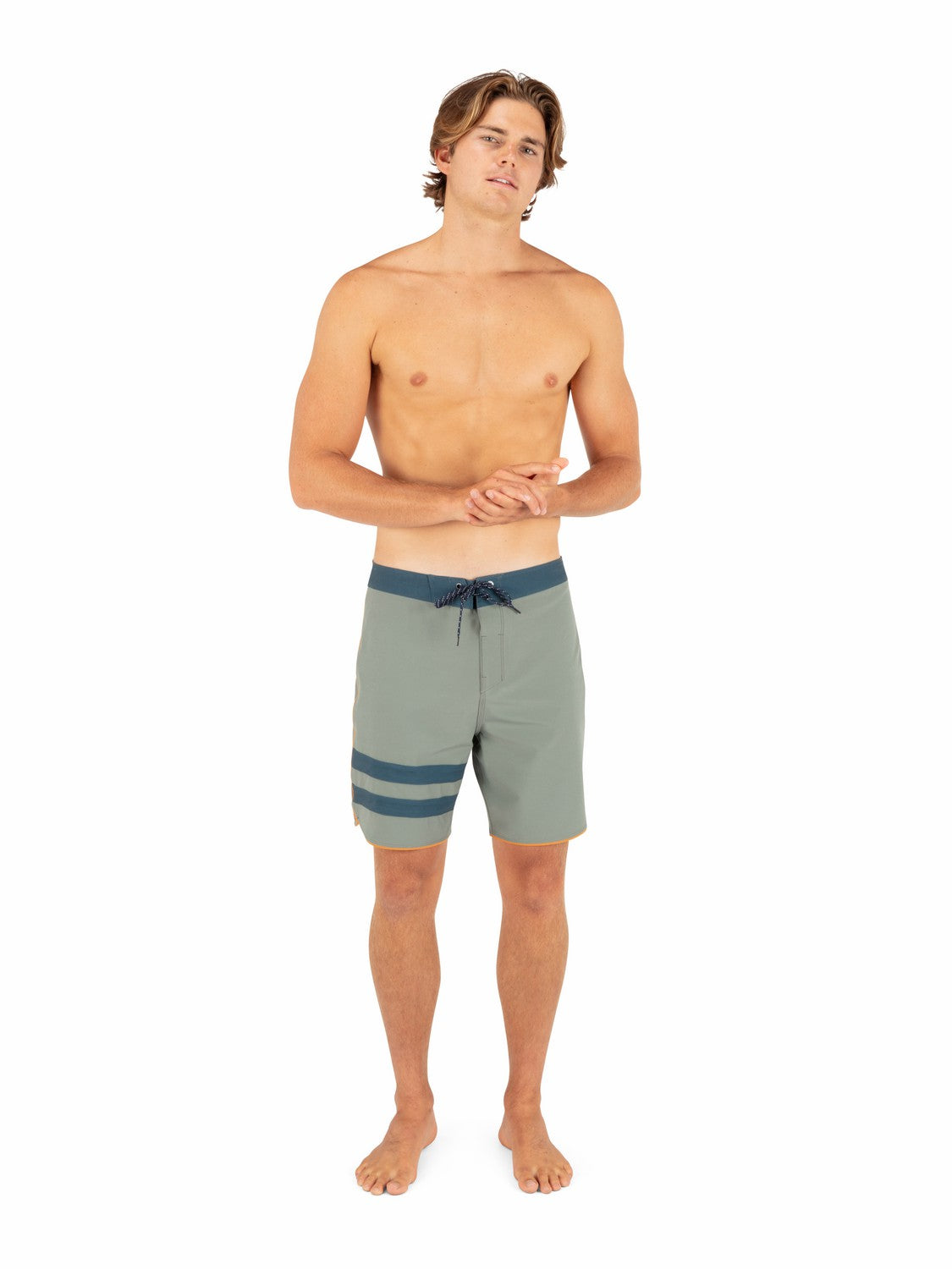 Phantom Eco Block Party Solid 18" | Hurley Great White Boardshorts