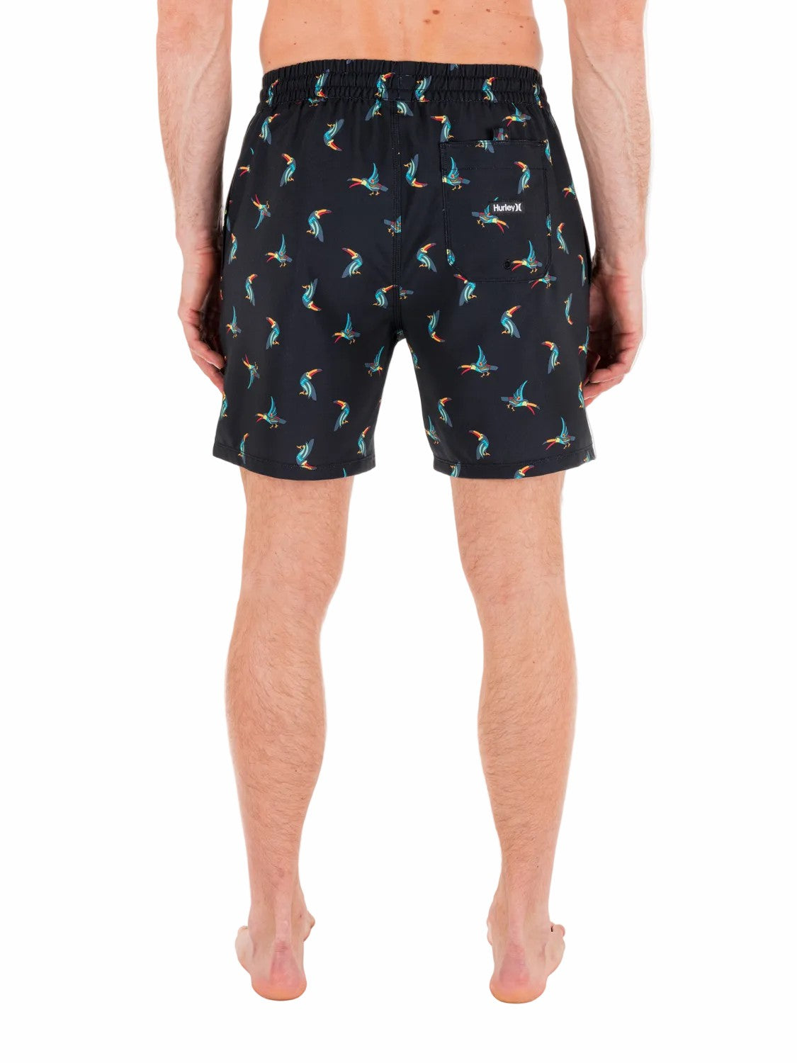 Cannonball Volley Boardshort 17" | Hurley Black Tonal Boardshorts
