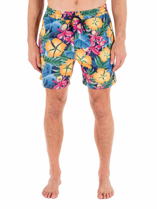 Cannonball Volley 17" | Hurley Midnight Aqua Boardshorts