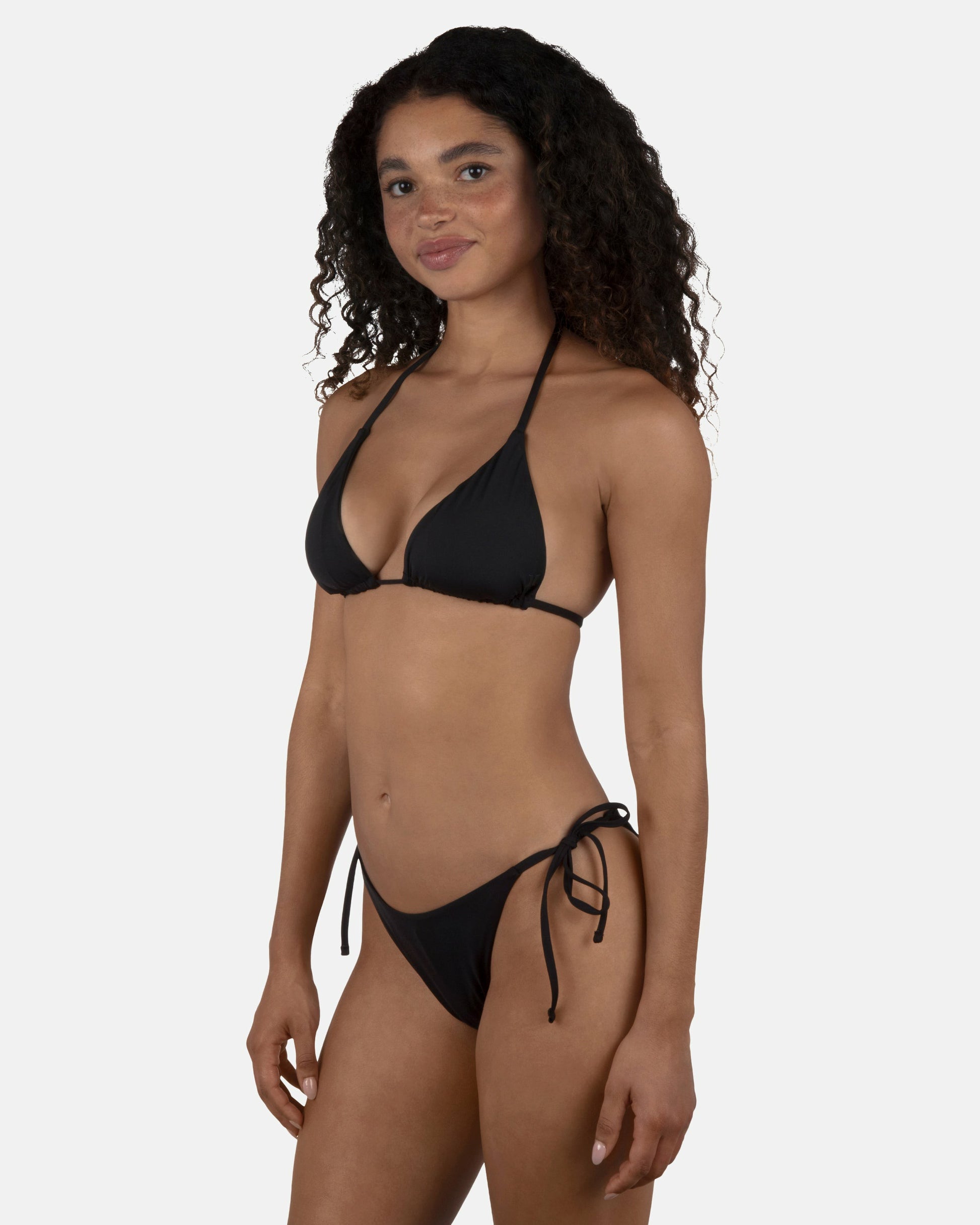 Solid Classic Triangle Bikini Top | Hurley Black Bikini & Swim Tops