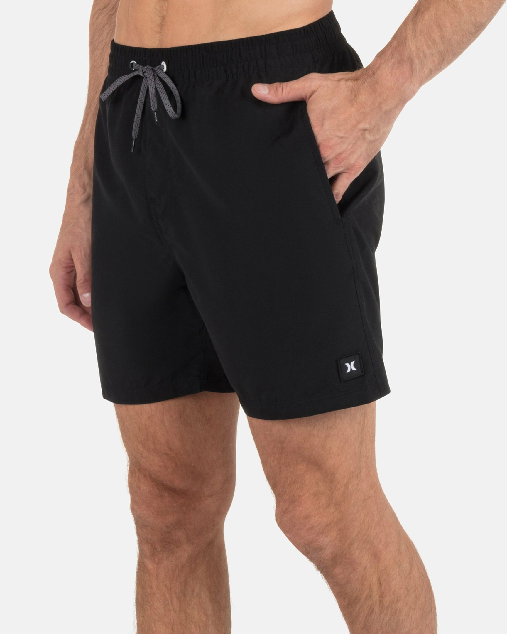 Icon Balboa Volley Boardshort 17" | Hurley Black Boardshorts