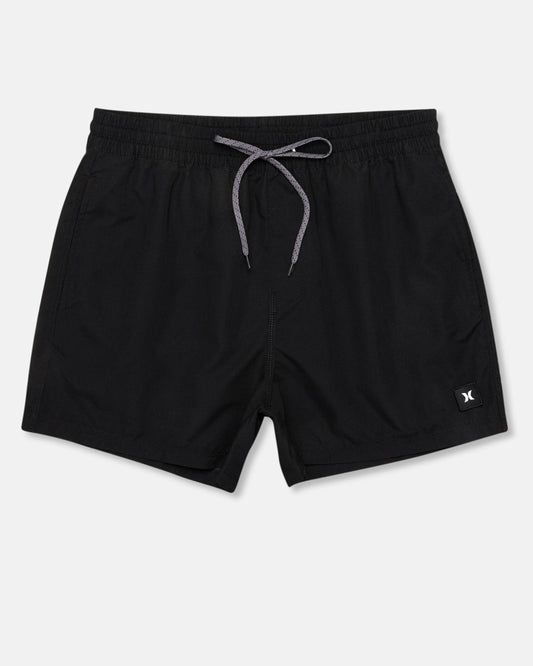 Icon Balboa Volley Boardshort 15" | Hurley Black Boardshorts