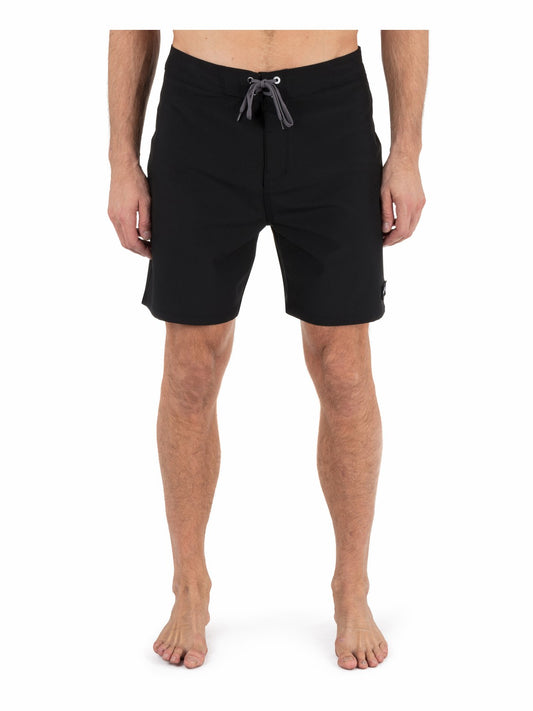 Phantom-Eco One And Only Solid 18" Boardshort | Hurley Black Boardshorts