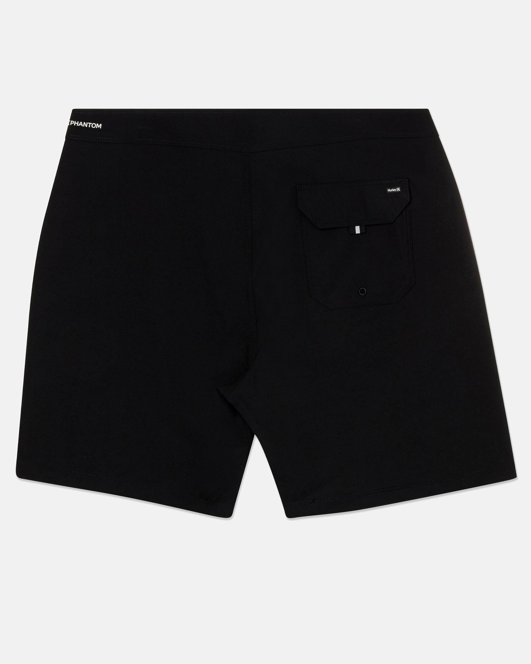 Phantom-Eco One And Only Solid 18" Boardshort | Hurley Black Boardshorts