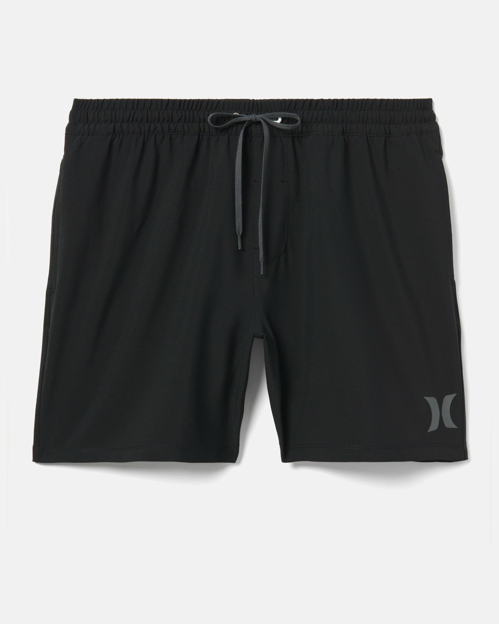 One And Only Solid Volley Boardshort 17" | Hurley Black Boardshorts