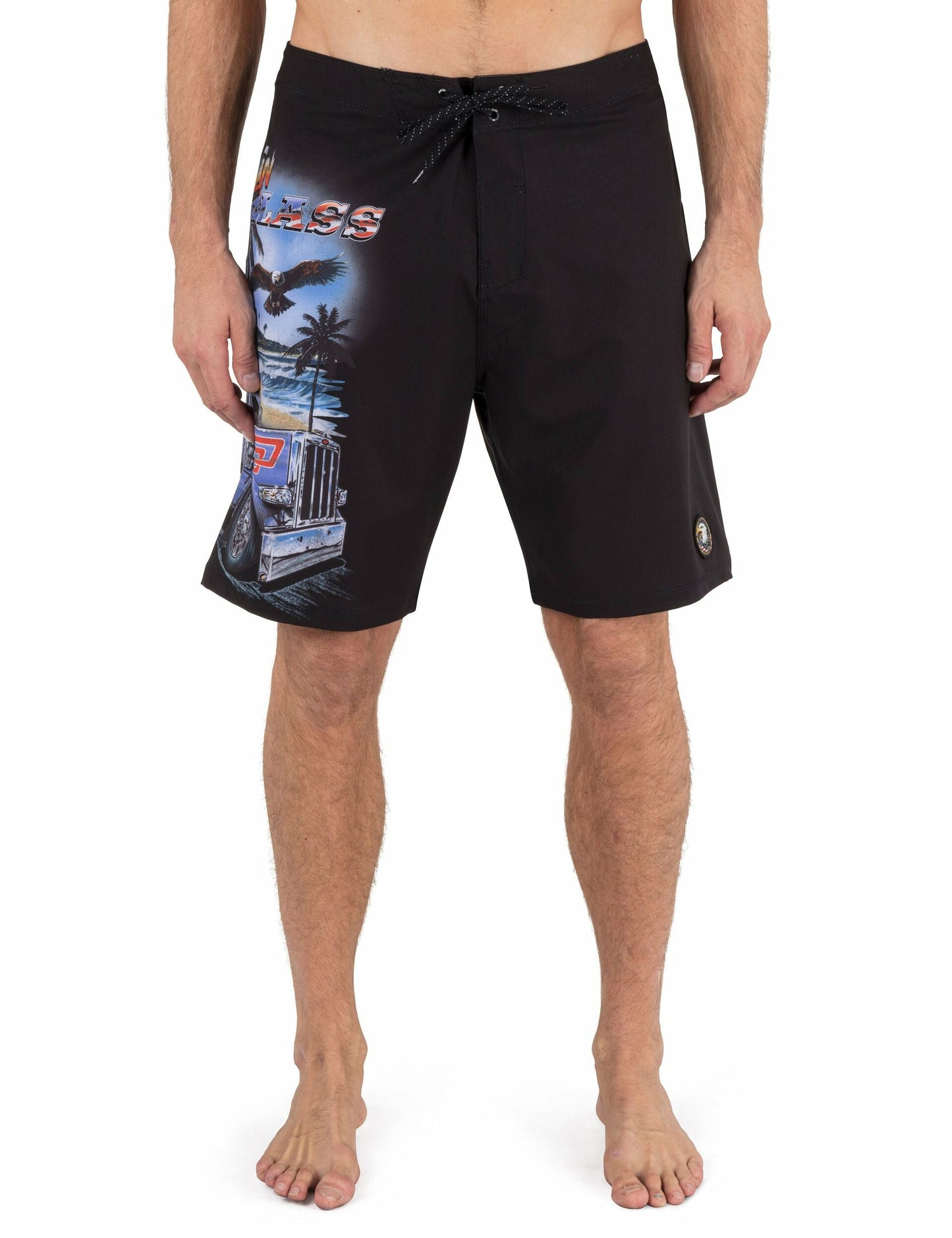 Phantom Eco Haulin Glass 20" | Hurley BLACK Boardshorts