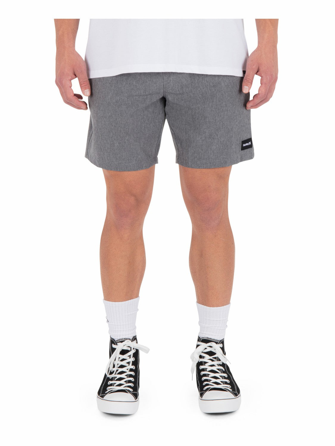Phantom Flow Volley Walkshort 18" | Hurley Black Heather Shorts