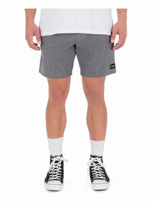 Phantom Flow Volley Walkshort 18" | Hurley Black Heather Shorts