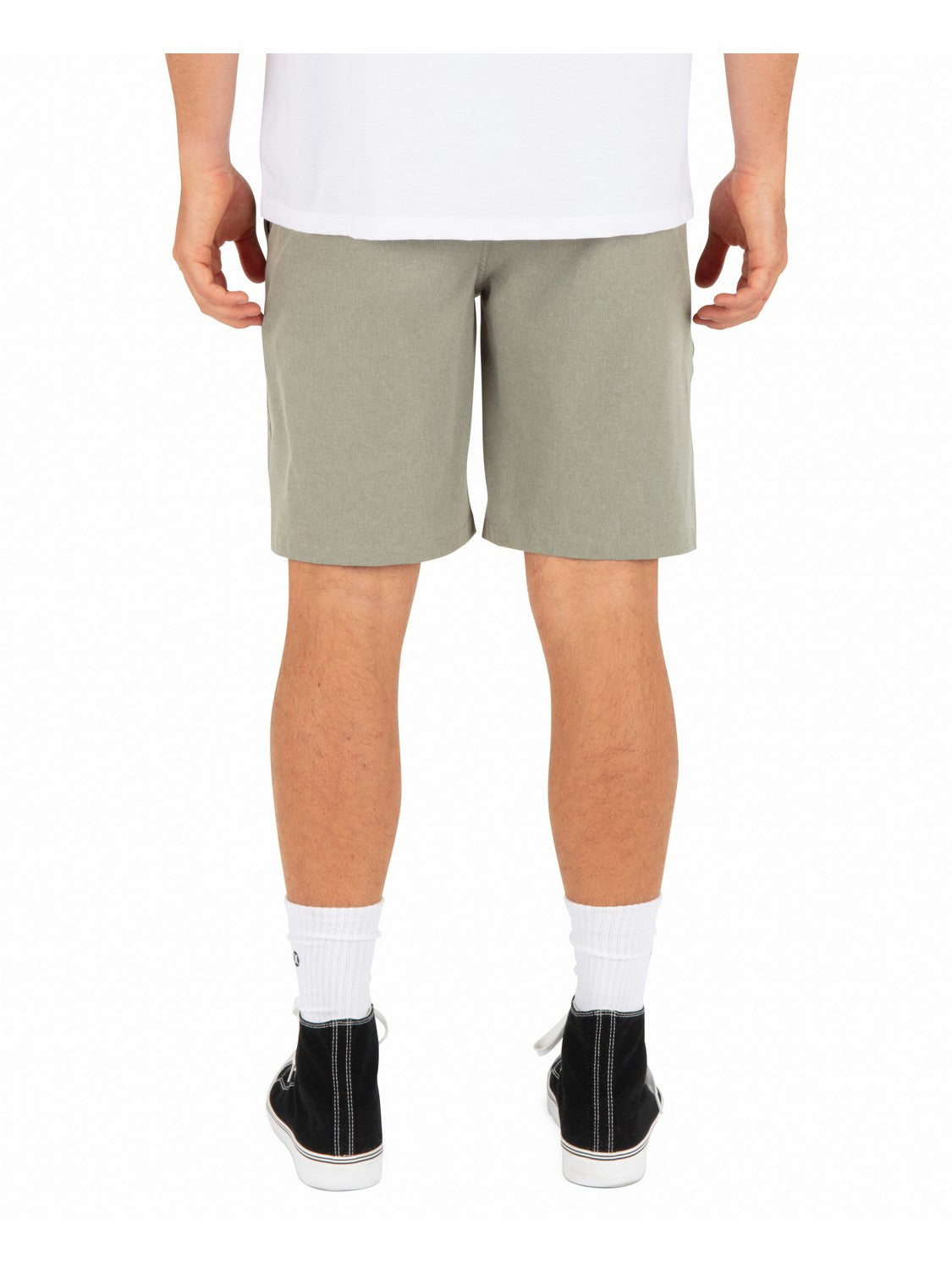 Phantom Microcheck Walkshort 20" | Hurley Olive Shorts
