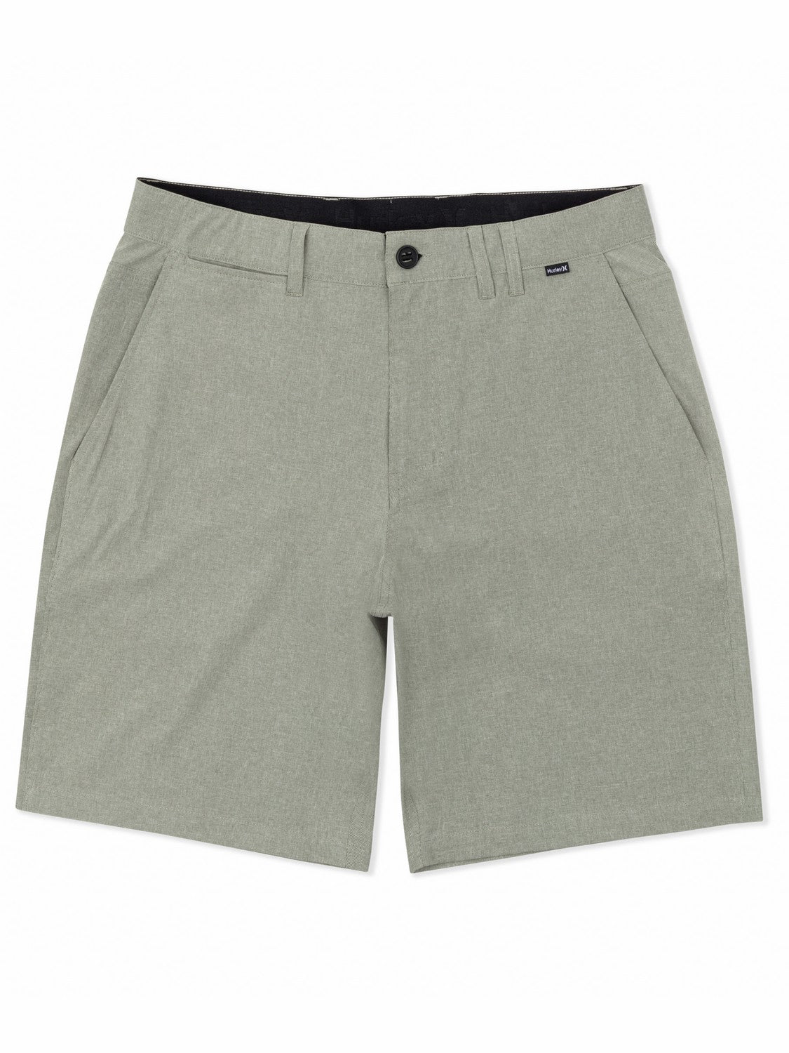 Phantom Microcheck Walkshort 20" | Hurley Olive Shorts