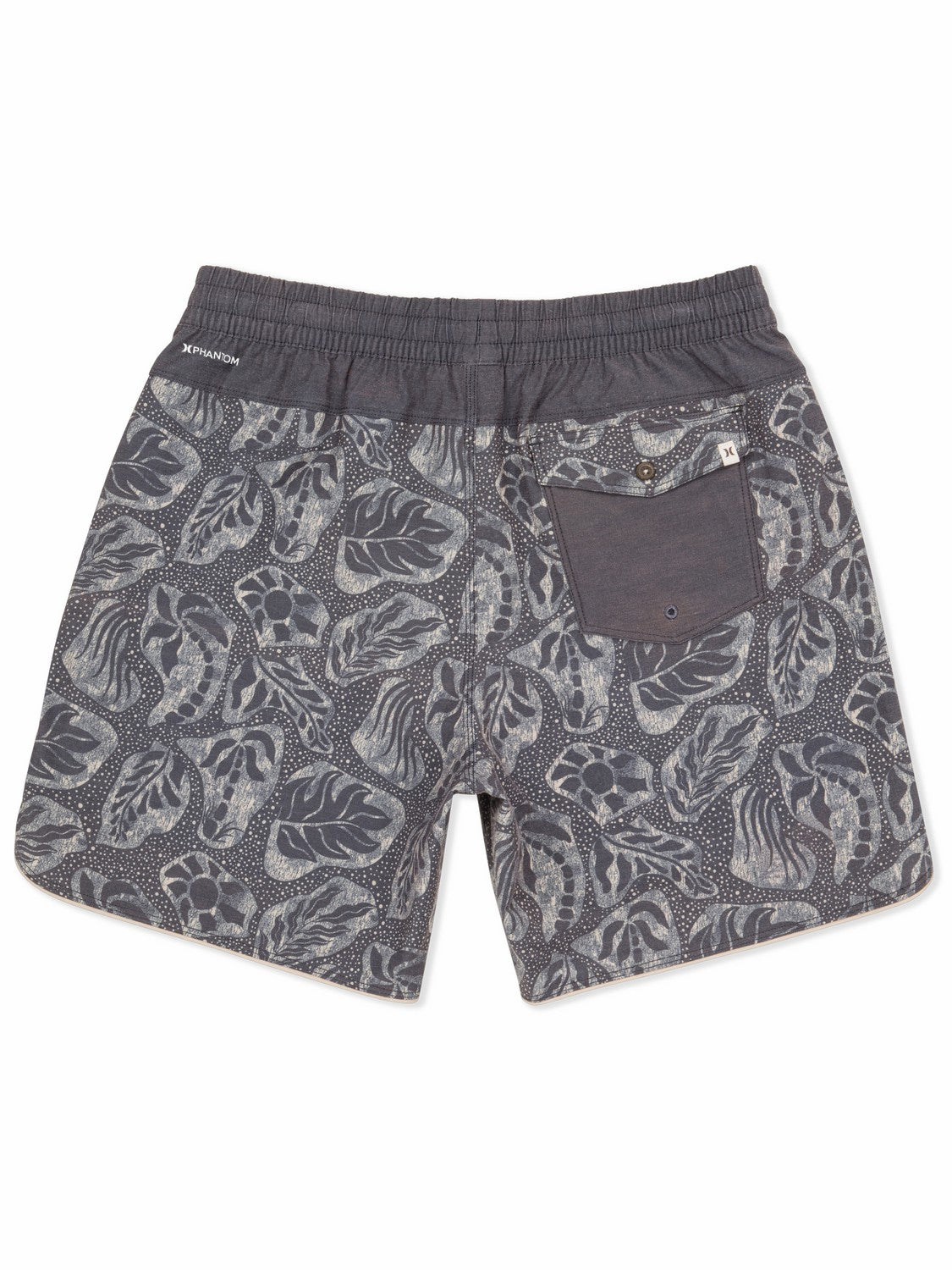 Phantom Naturals Scallop Volley 17" | Hurley Black Shorts