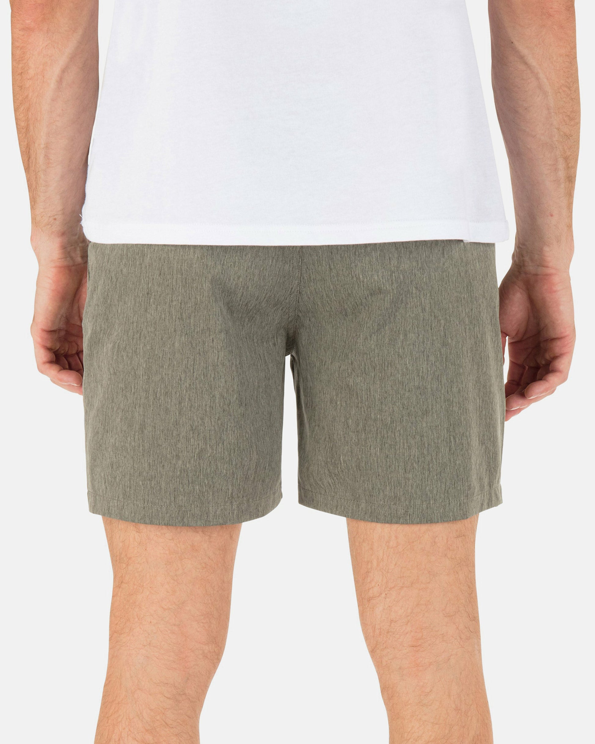 Phantom Heather Walkshort 18" | Hurley Olive Shorts