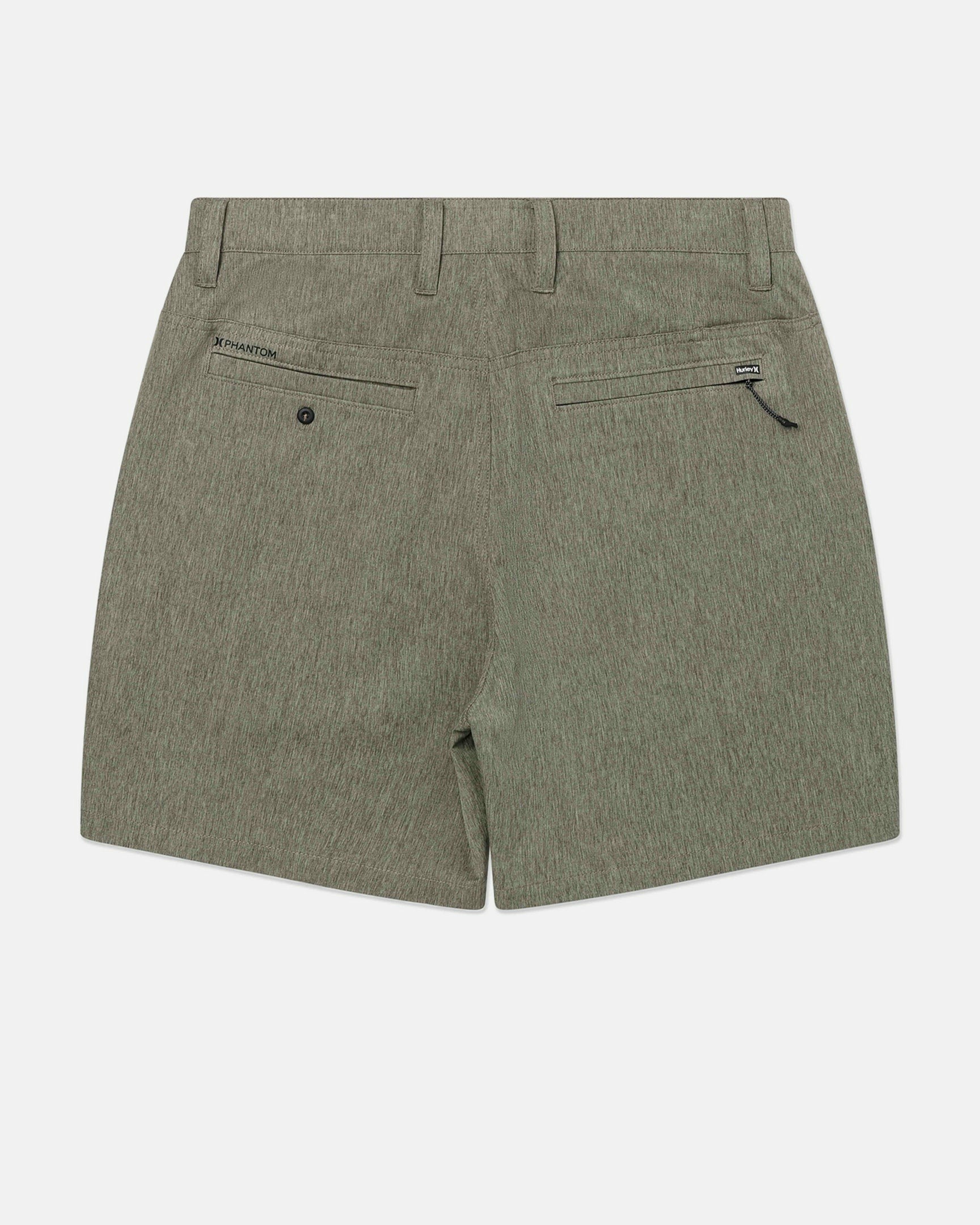 Phantom Heather Walkshort 18" | Hurley Olive Shorts
