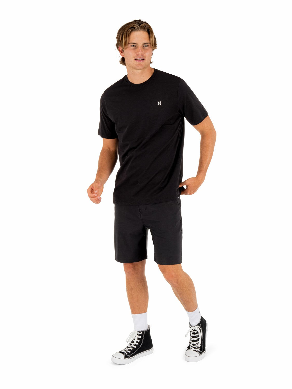 Icon Tee Short Sleeve | Hurley Black T-Shirts