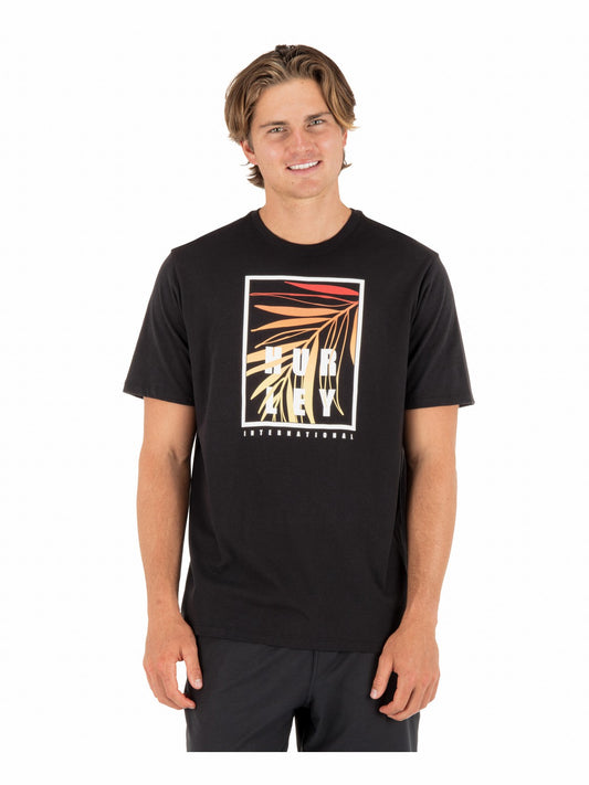 Window Tropics Short Sleeve | Hurley Black T-Shirts
