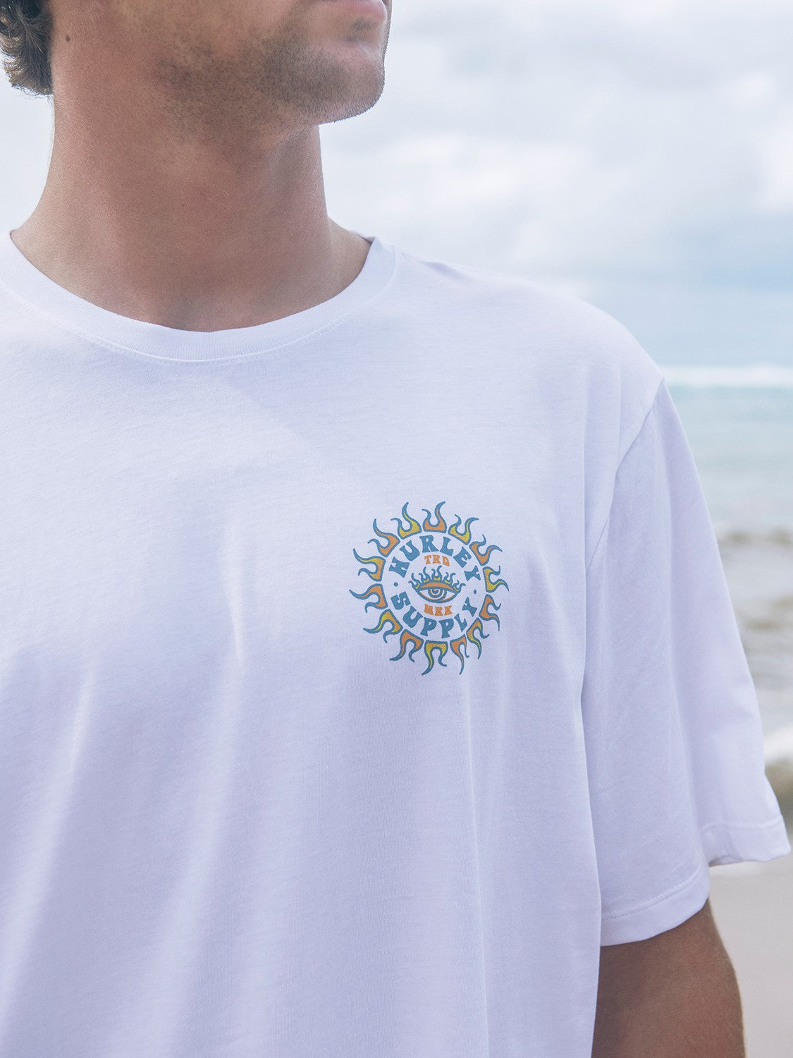 All Seeing Short Sleeve | Hurley White T-Shirts