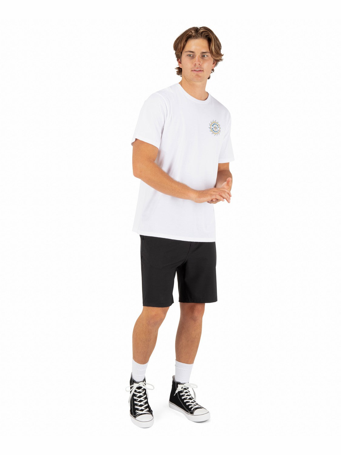 All Seeing Short Sleeve | Hurley White T-Shirts