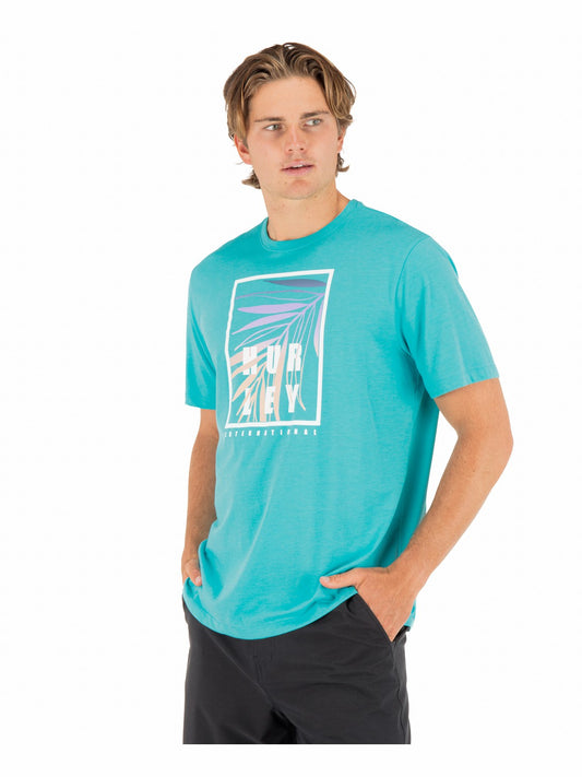 Window Tropics Short Sleeve | Hurley Barracuda Heather T-Shirts