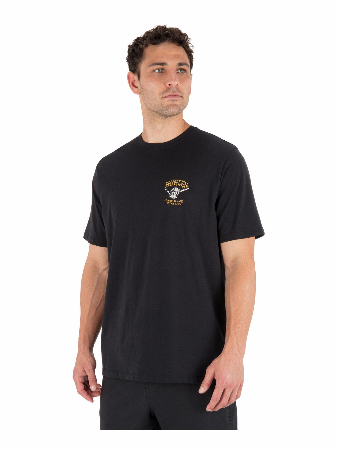 Skeletor Short Sleeve | Hurley Black T-Shirts
