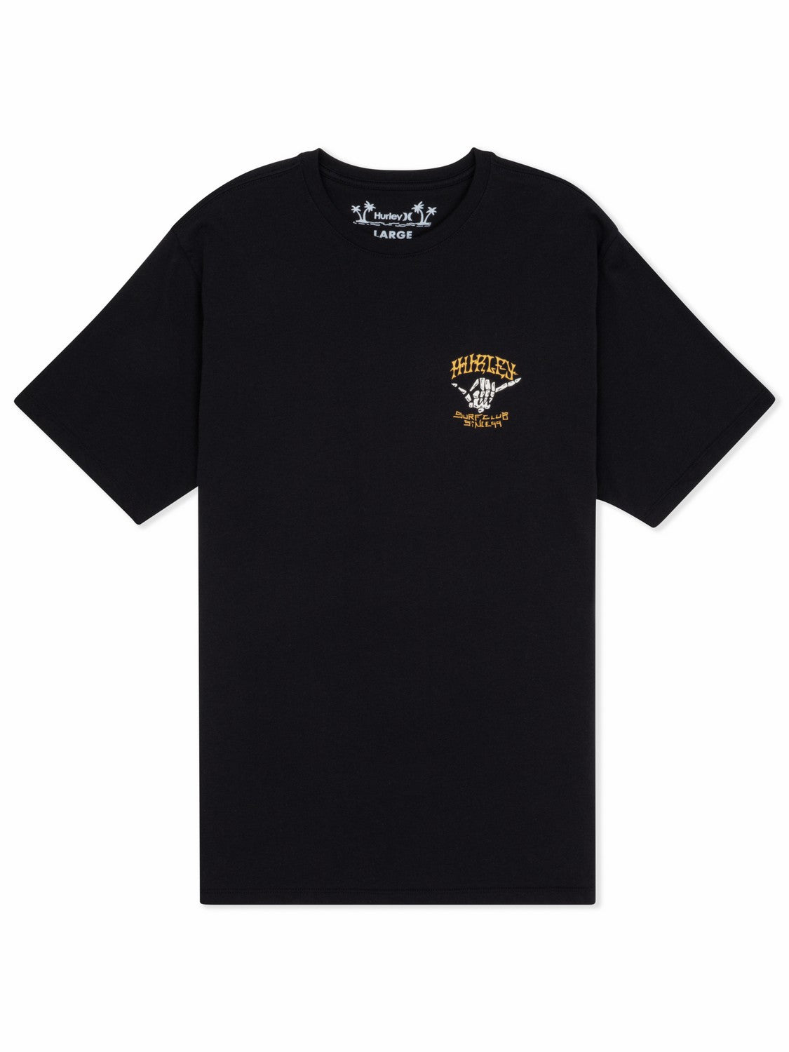 Skeletor Short Sleeve | Hurley Black T-Shirts