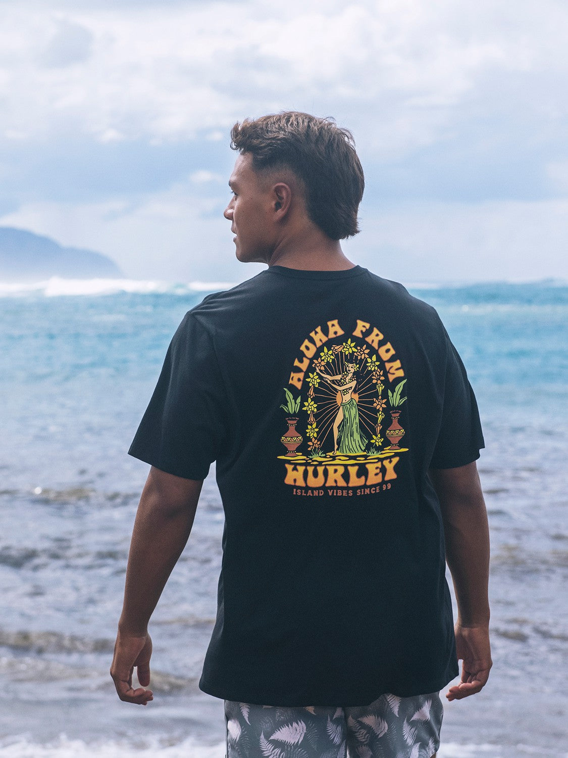 Island Time Short Sleeve | Hurley Black T-Shirts