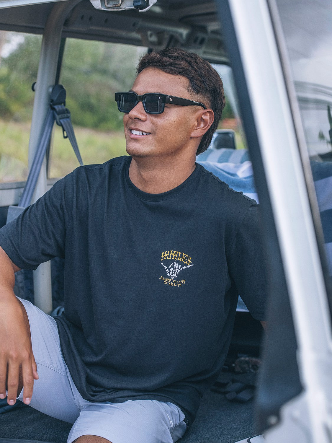 Island Time Short Sleeve | Hurley Black T-Shirts