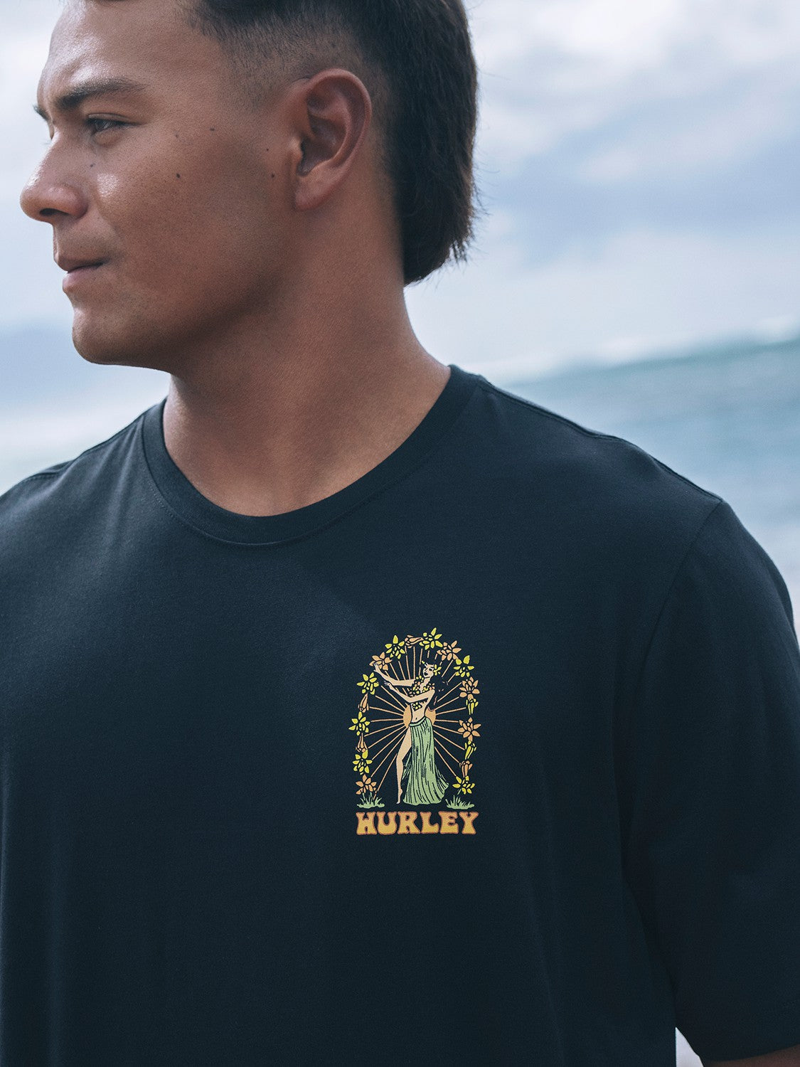 Island Time Short Sleeve | Hurley Black T-Shirts