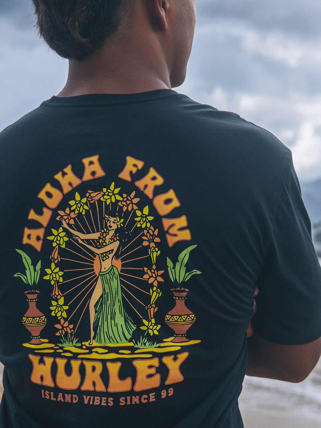 Island Time Short Sleeve | Hurley Black T-Shirts