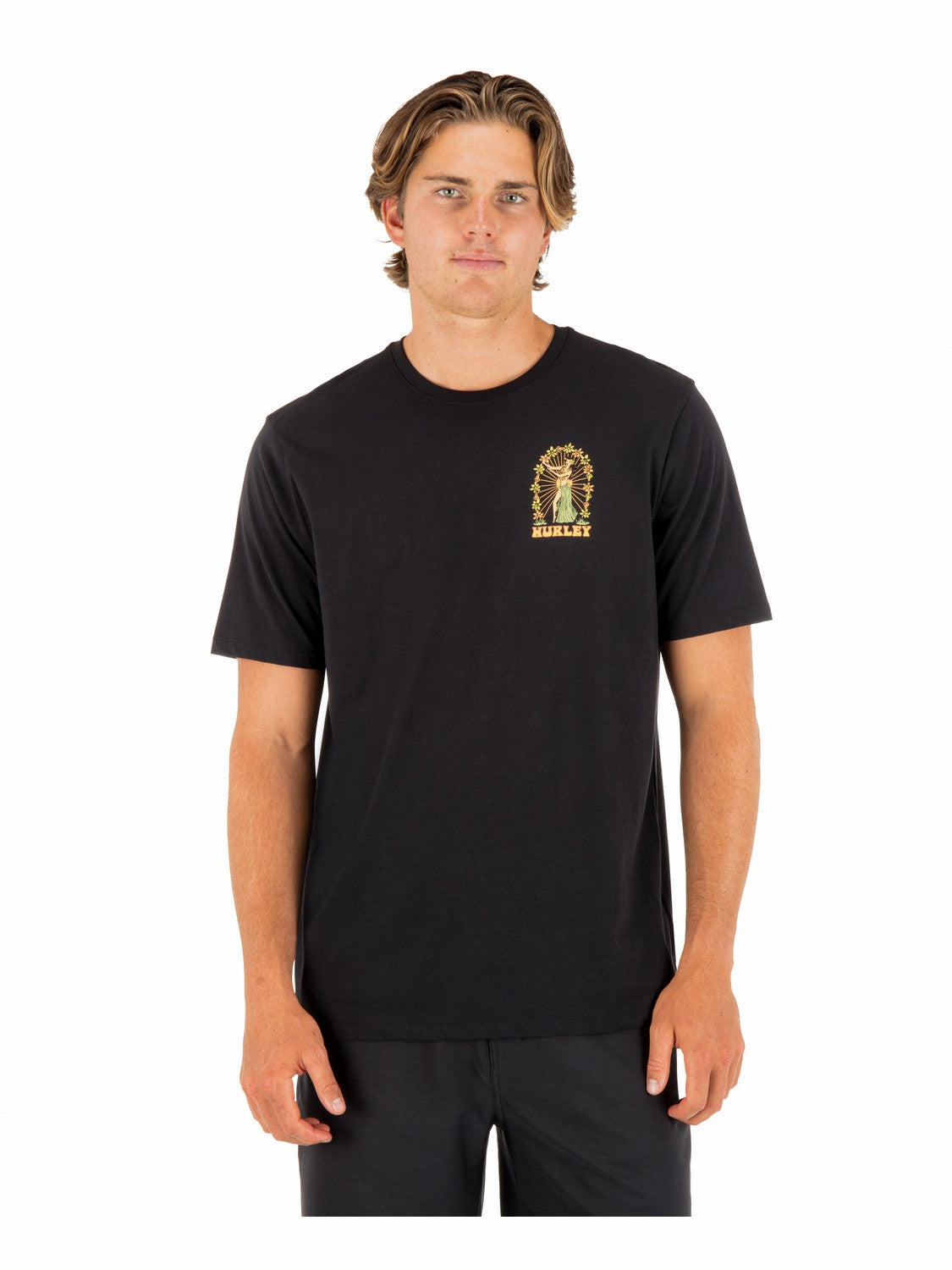 Island Time Short Sleeve | Hurley Black T-Shirts