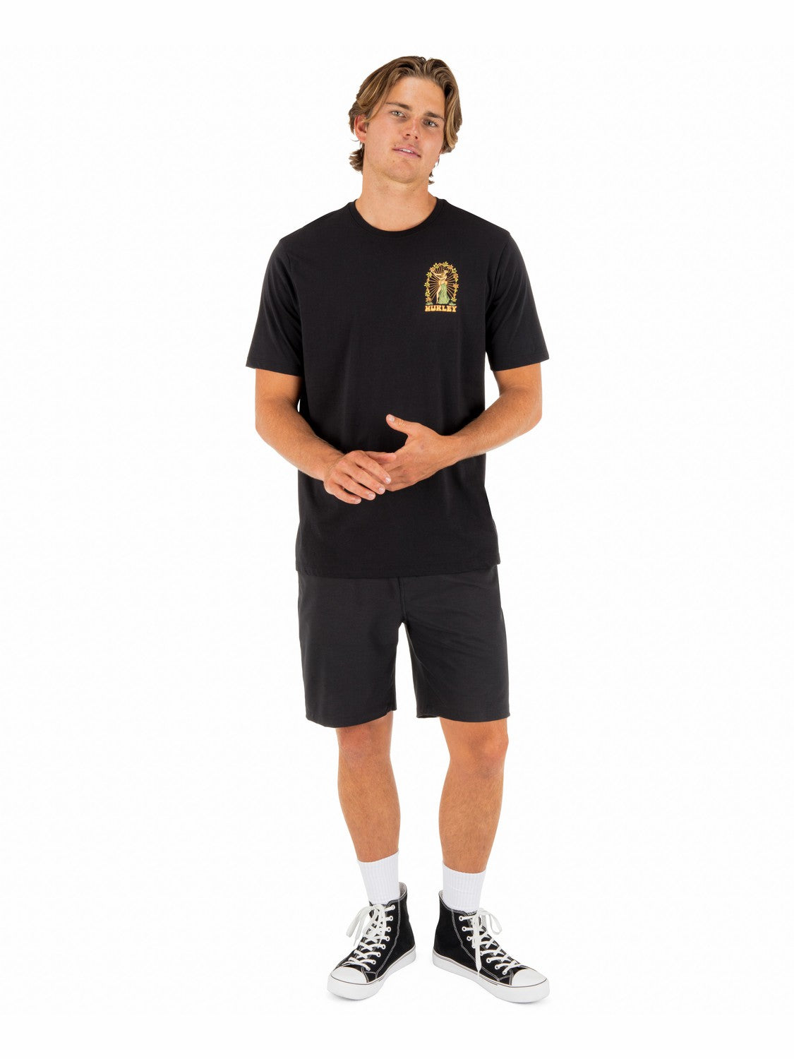 Island Time Short Sleeve | Hurley Black T-Shirts