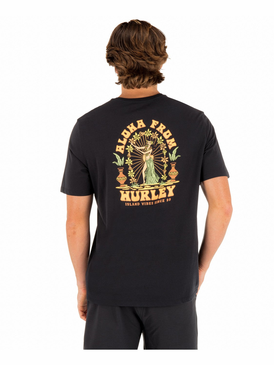 Island Time Short Sleeve | Hurley Black T-Shirts