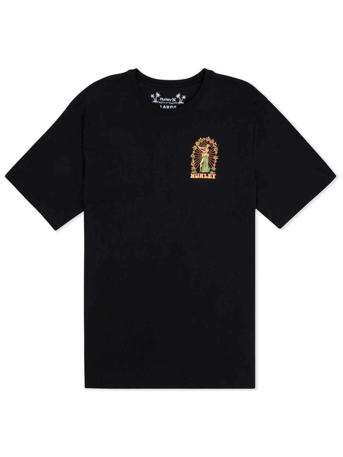 Island Time Short Sleeve | Hurley Black T-Shirts