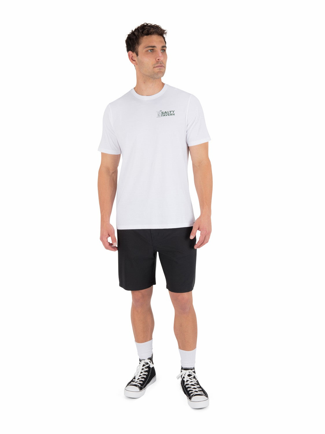 Salty Tavern Short Sleeve | Hurley White T-Shirts