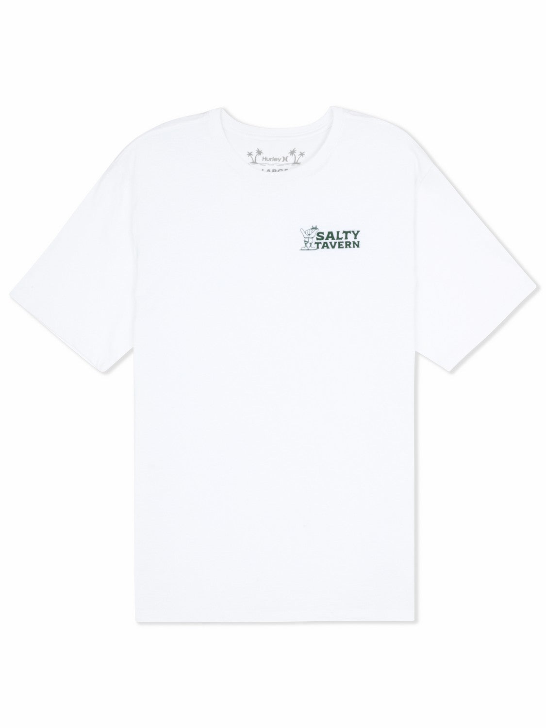 Salty Tavern Short Sleeve | Hurley White T-Shirts