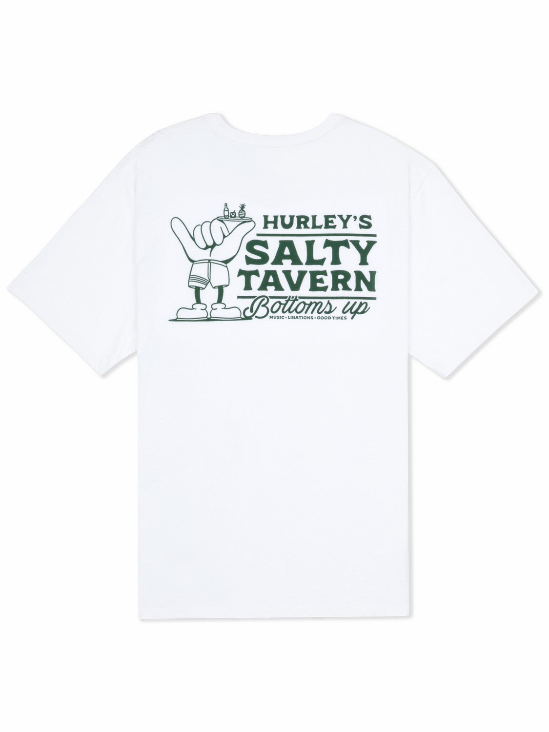 Salty Tavern Short Sleeve | Hurley White T-Shirts