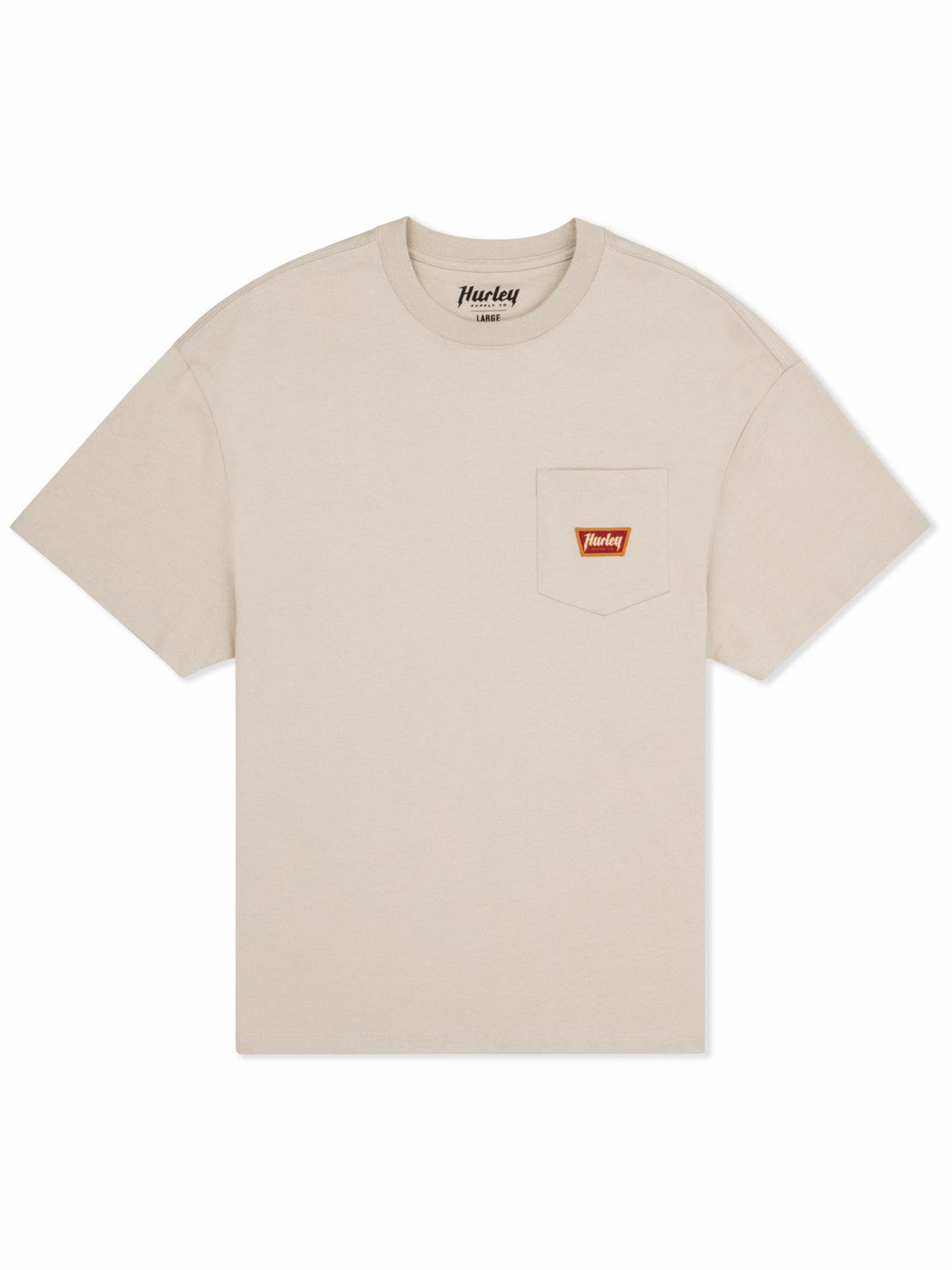 Built Patch Pocket Short Sleeve | Hurley Bone T-Shirts
