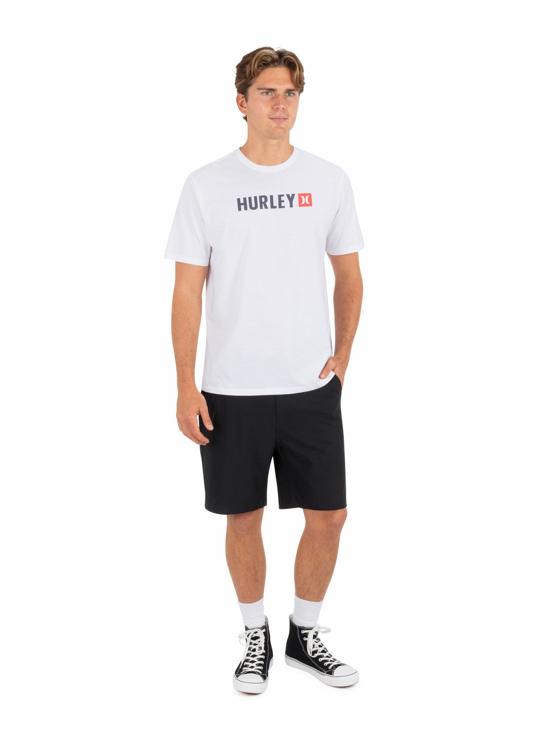 The Box Short Sleeve | Hurley White T-Shirts