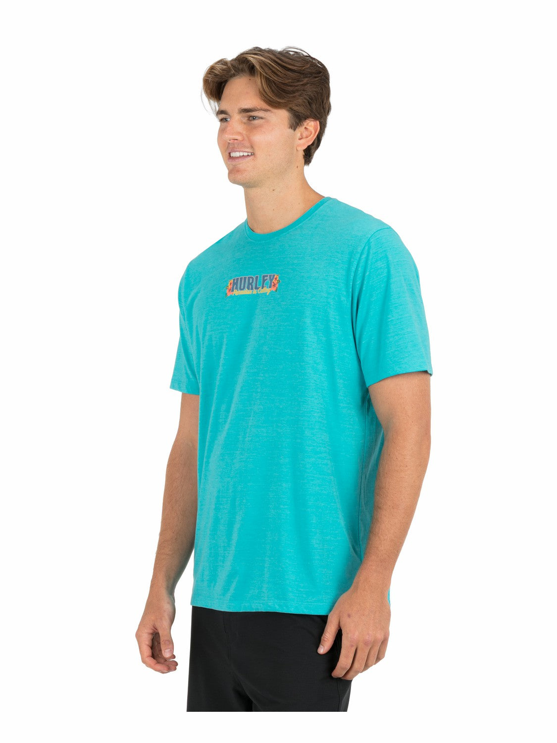 Sippin On Paradise Short Sleeve | Hurley Barracuda Heather T-Shirts
