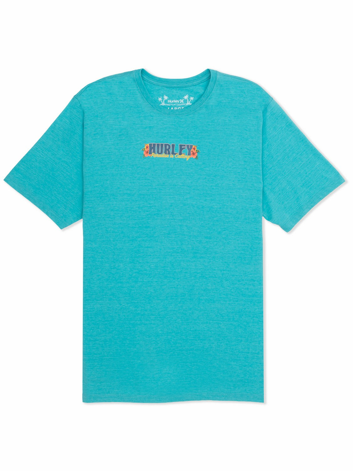 Sippin On Paradise Short Sleeve | Hurley Barracuda Heather T-Shirts