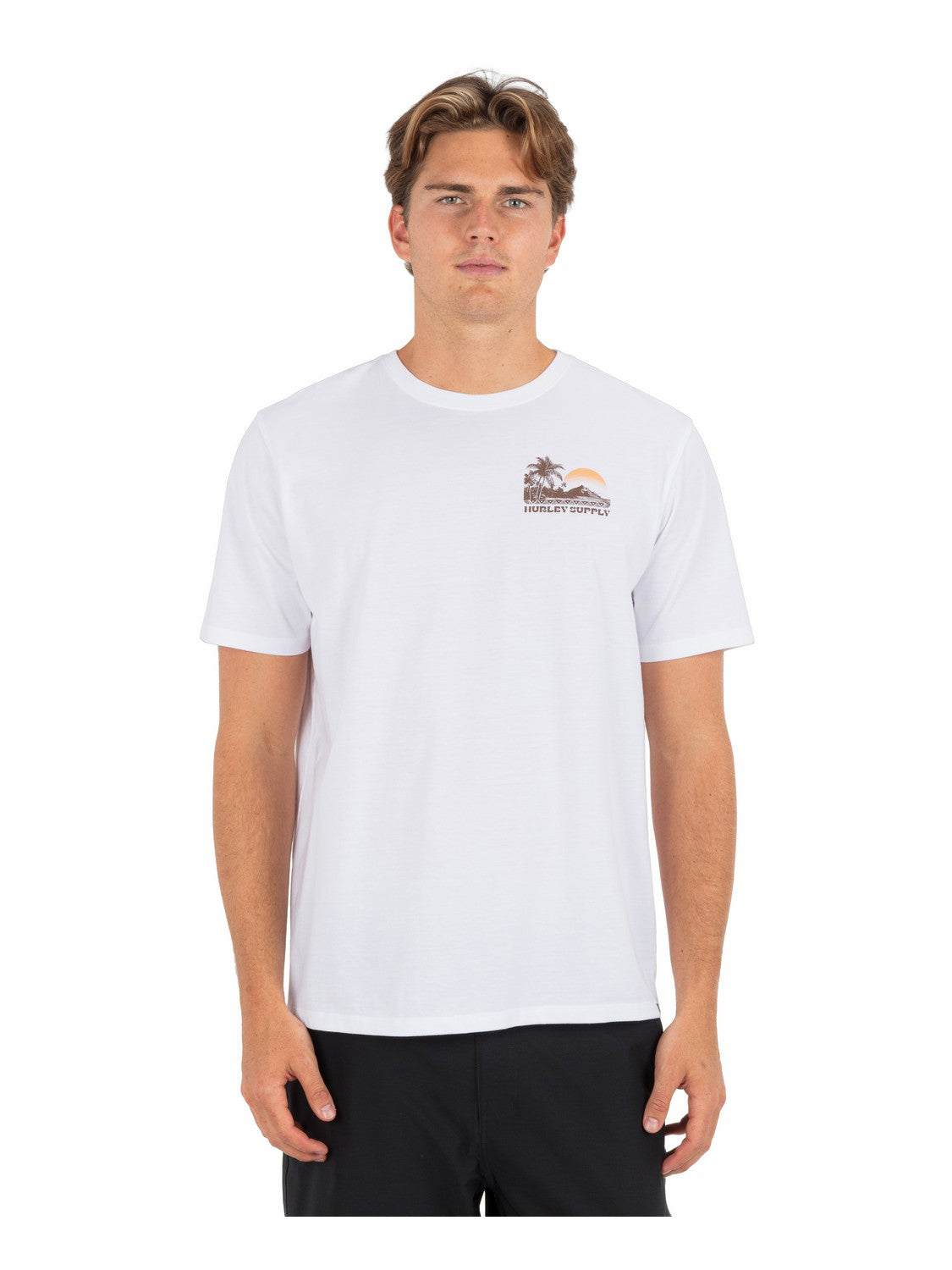 Island Scape Short Sleeve | Hurley White T-Shirts